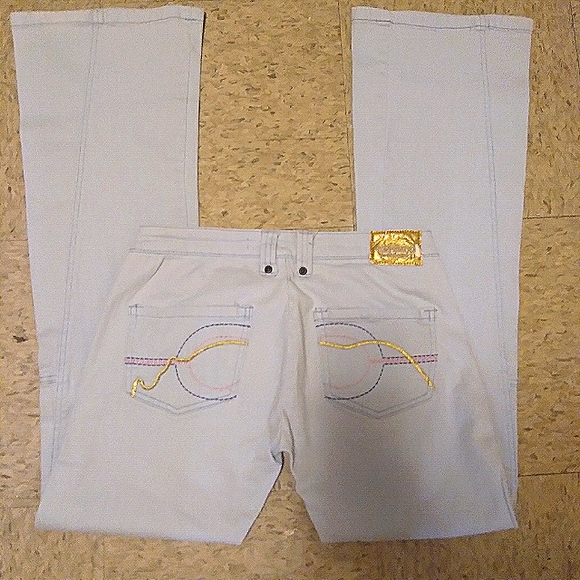 Vintage 90's Ecko Flared Jeans Size 29 - Picture 3 of 16